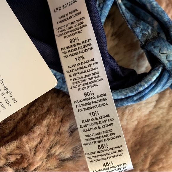 La Perla Sea Anemone Blue Bikini Top - Picture 6 of 7